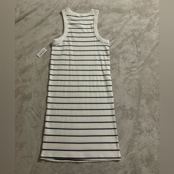 Old Navy medium blue and white stripe dress - Picture 4 of 4